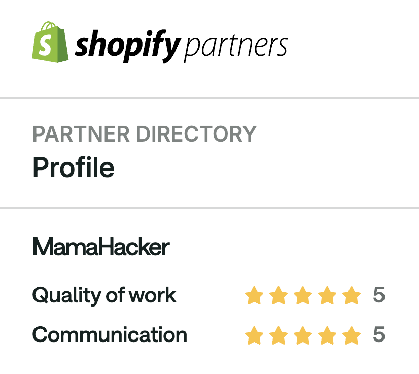Shopify партньор профил, изработка на онлайн магазин в Shopify, SEO оптимизация, качествени услуги, 5-звездно обучение